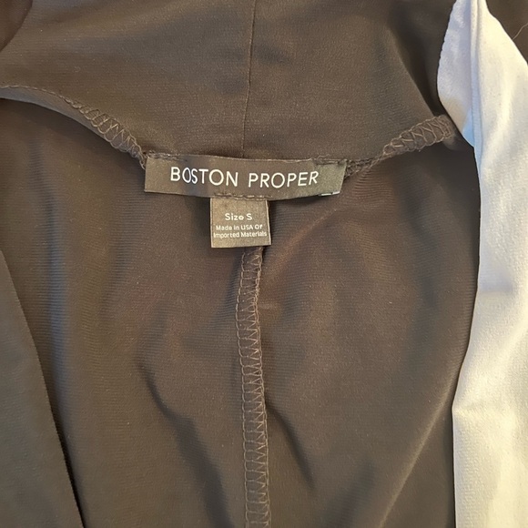 Boston Proper Ruched Colorblock Maxi Dress Size S - Picture 6 of 8